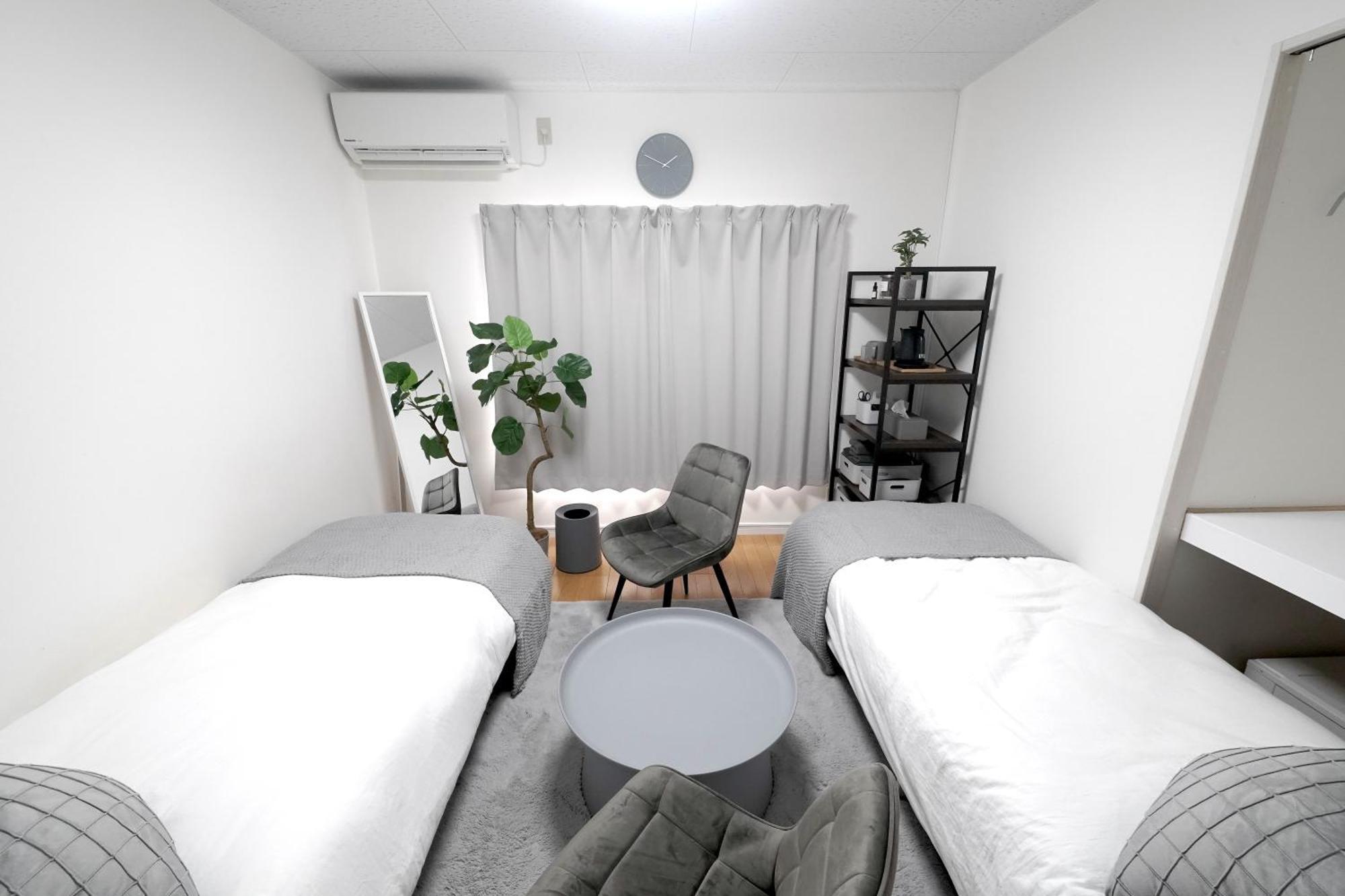アパート Close To Shinjuku!twin Beds,projector,appliances! *